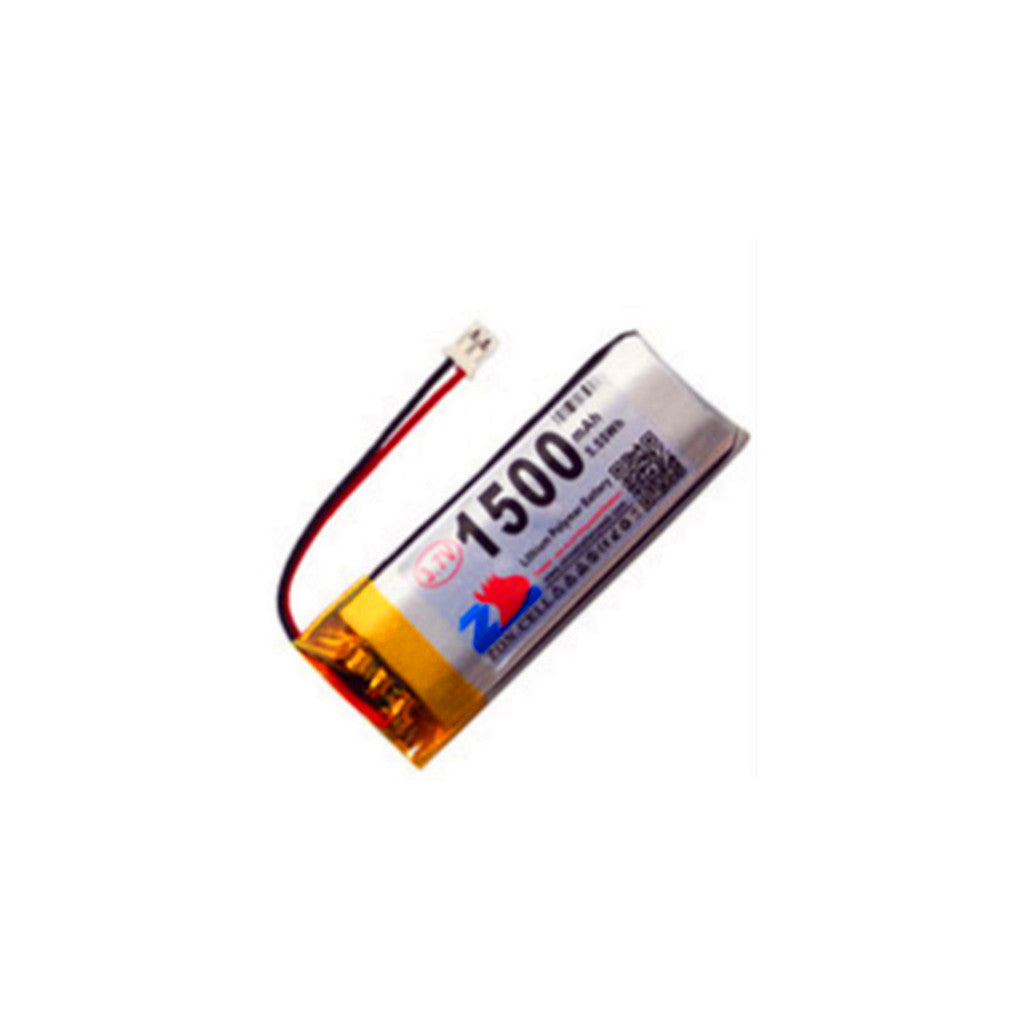 2x 1500mAh 3.7V PH2.0 inverted plug 102050 lithium polymer battery for portable devices and instruments