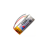 2x 1500mAh 3.7V socket 102050 lithium polymer battery for portable devices and instruments