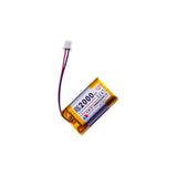 2pcs 3.7V 2000mAh parallel thickened XH2.54 inverted connector 802540 polymer lithium battery