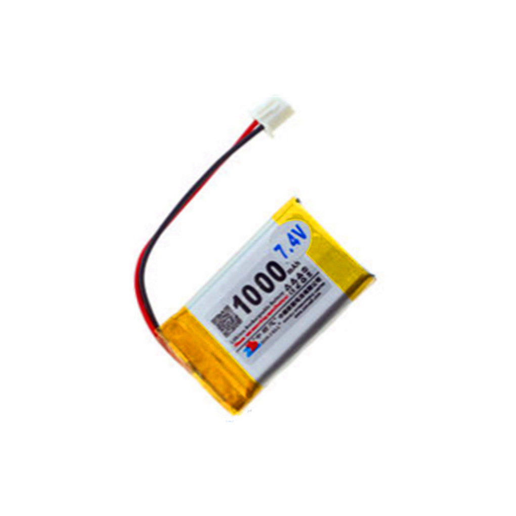 2x7.4V 1000mAh Bateria de Lítio Polímero 802540 com Conector Invertido XH2.54 em Paralelo (Pacote)