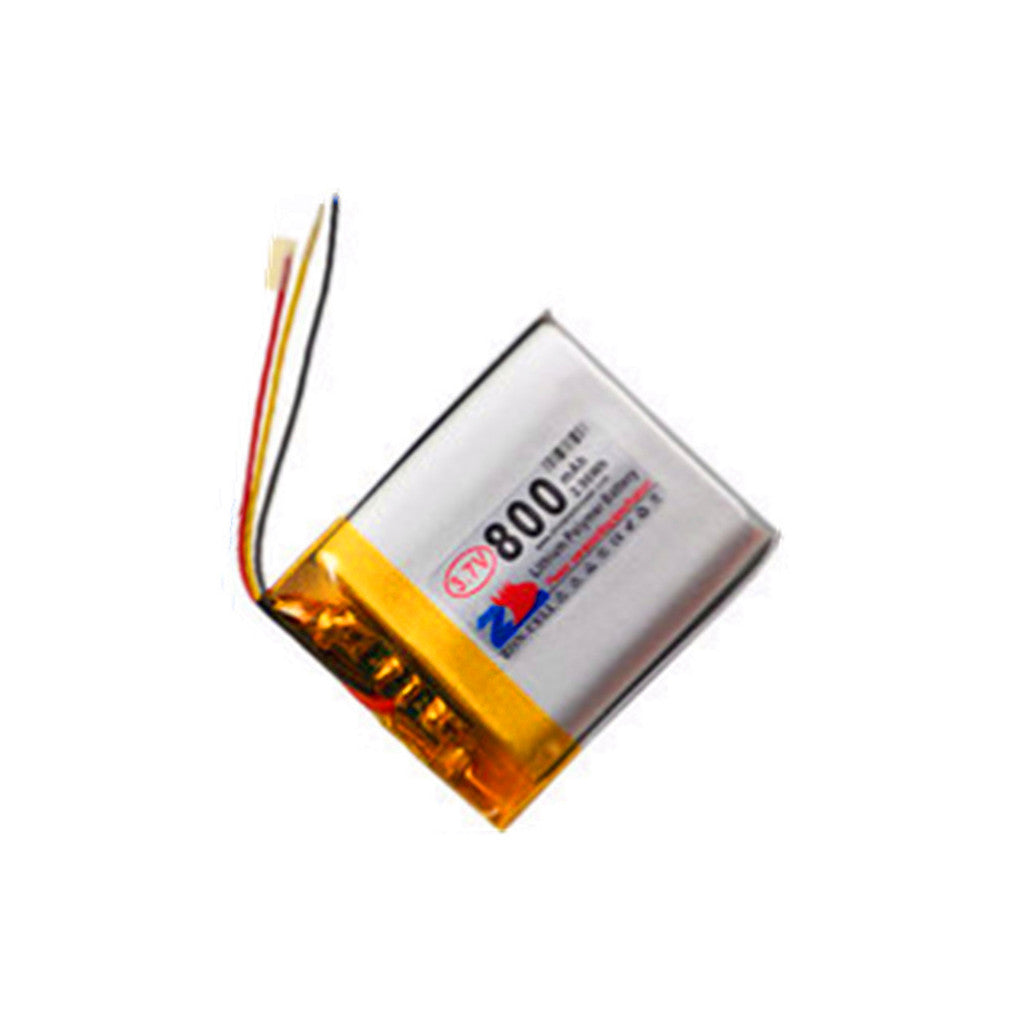2pcs 3.7V 800 mAh with NTC protection 3-wire blue seal set 603040 polymer lithium battery