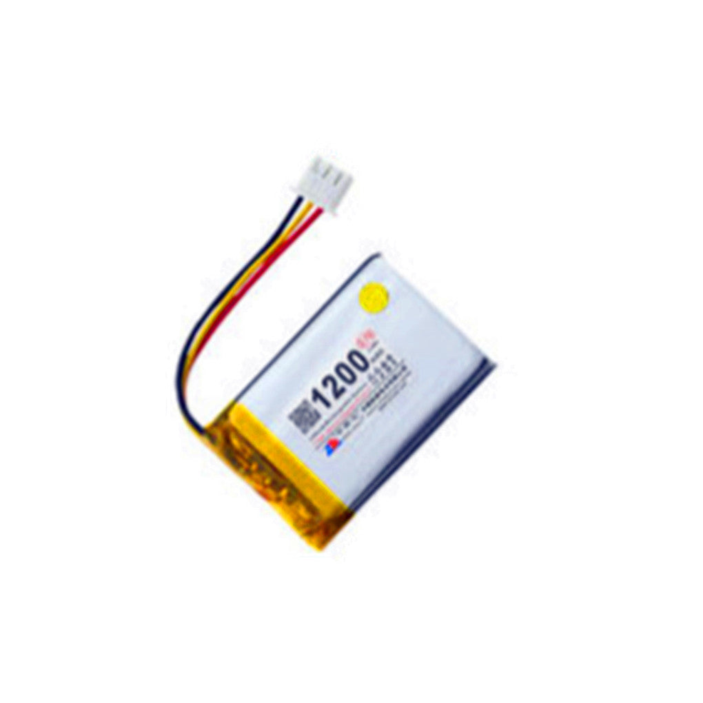2x3.7V 1200mah XH2.54 3P plug with NTC protection three wire 523450 polymer lithium battery