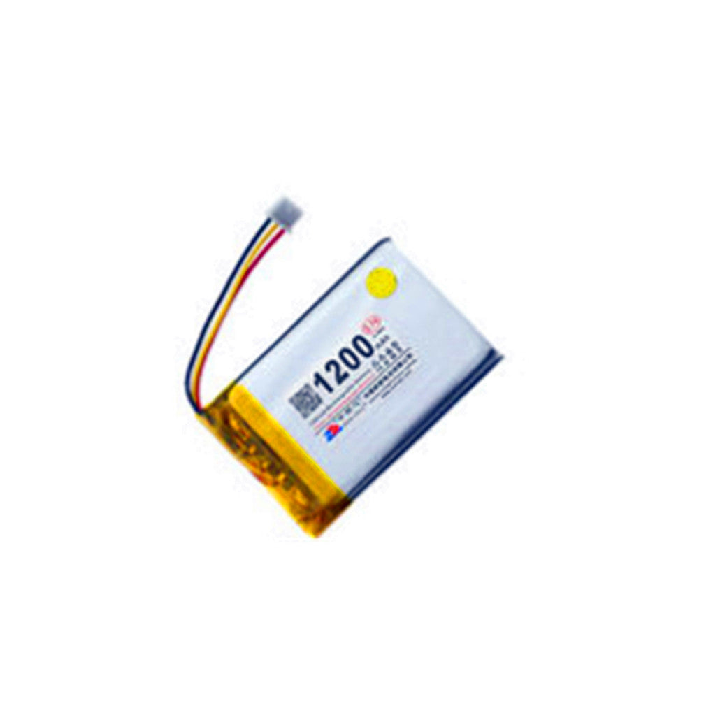 Batterie lithium polymère 523450 à trois fils avec protection NTC et prise MX1.25-3P 2x3.7V 1200mAh
