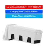 11.4V 3200mAh Lipoly Battery for Hubsan Zino H117S GPS c Intelligent Flight RC Drone Quadcopter