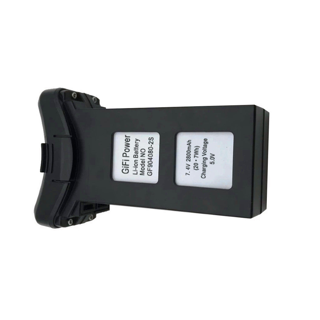 Batterie Lipo 7,4 V 2800 mAh pour drone télécommandé HS100 SJRC S70W RC Arbors Quadcopter