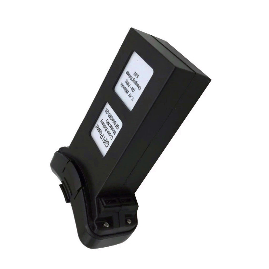 Batterie Lipo 7,4 V 2800 mAh pour drone télécommandé HS100 SJRC S70W RC Arbors Quadcopter