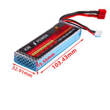 7.4V 2600mAh Lipo Battery T Plug for WLtoys 1/14 144001 RC Car Upgrade