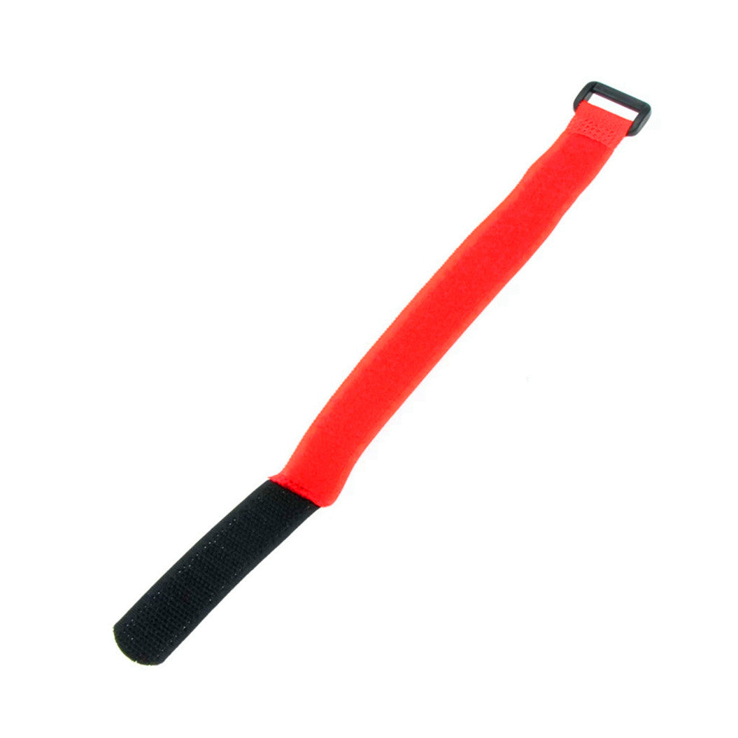 10 pieces Lipo Battery Lashing Strap 260 mm for FPV RC drone - Red