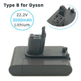 22.2V 3000mAh Lithium battery for Dyson DC44 B type DC31  MK2 Cordless Vacuum Cleaner
