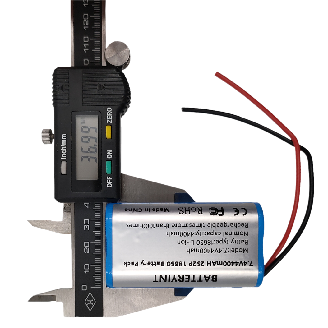 7.4V 2S2P 4.4AH 18650 リチウムイオンバッテリー（4400mAh）PCBケーブル付き 電動車両用