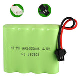 4.8v 2400mah AA NiMH Rechargeable Battery with SM/KET-2P Connector For Rc toys Cars Tanks Robots Boat