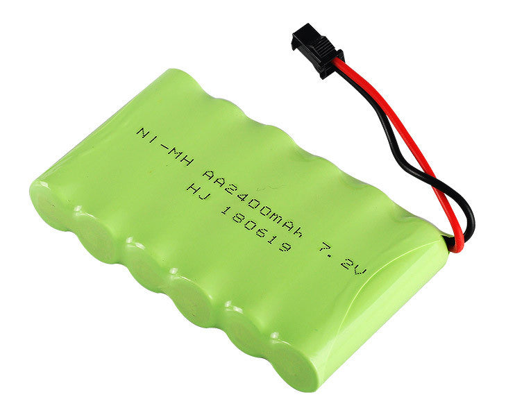 7.2v 2400mah AA NiMH Rechargeable Battery with SM/KET-2P Connector For Rc toys Cars Tanks Robots Boat