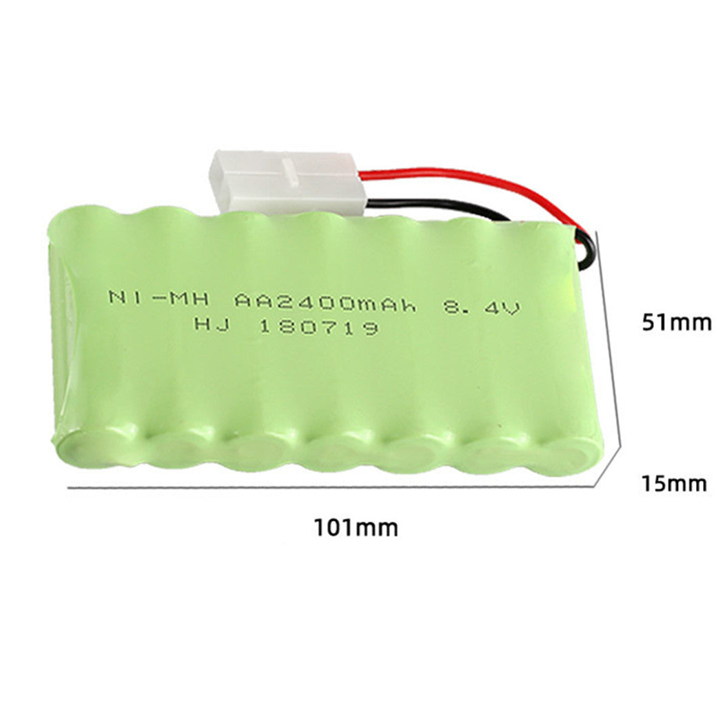 8.4v 2400mah AA NiMH Rechargeable Battery with SM/KET-2P Connector For Rc toys Cars Tanks Robots Boat