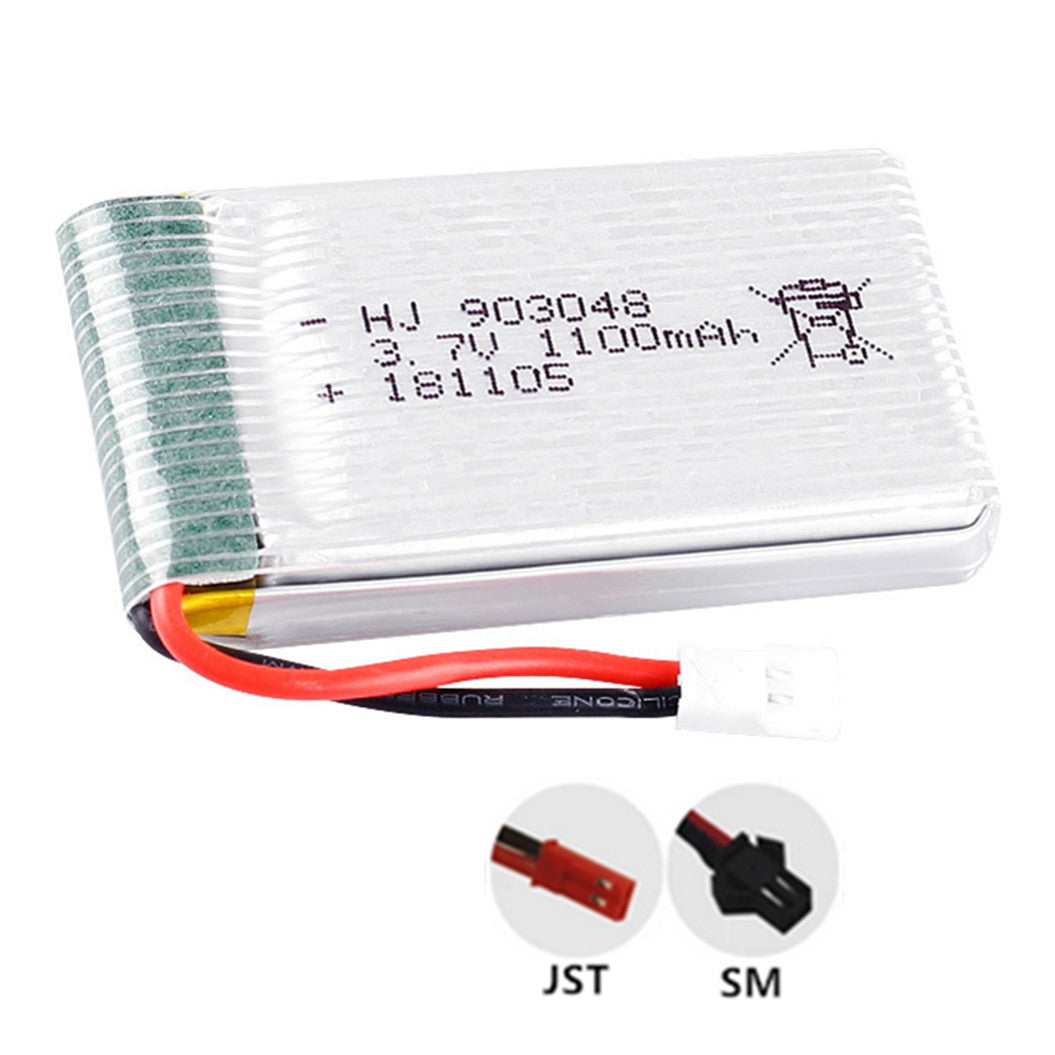 Lot de 2 batteries lithium-polymère 3,7 V 1100 mAh 903048 pour X5S X5SW X5SC rechargeables