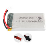 3.7v 1800mAh 903052 lipo Battery for KY601S SYMA X5 X5S X5C X5SC RC Drone