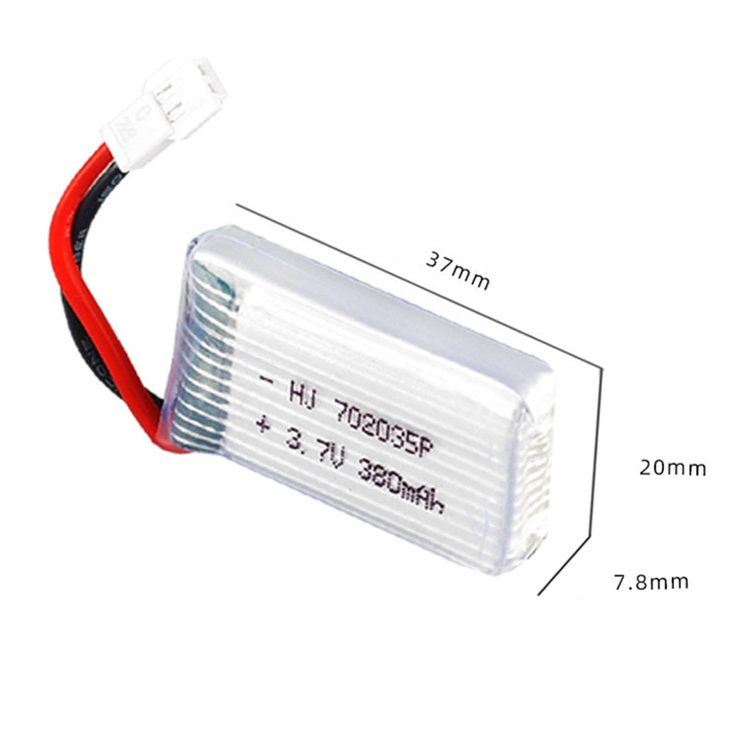 3 pieces 3.7v 380mAh 702035 li-polymer battery for SYMA X5A-1 X15 Rechargeable RC Drone