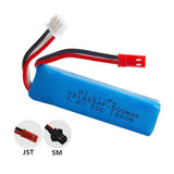 2 pieces 7.4v 500mAh 721855 li-polymer battery for WLtoys A202 A212 A222 Remote control high speed toy cars