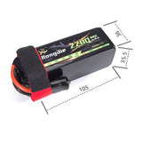14.8v 2200mAh 4S 853496 li-polymer battery for RC Airplane Helicopter Quadcopter