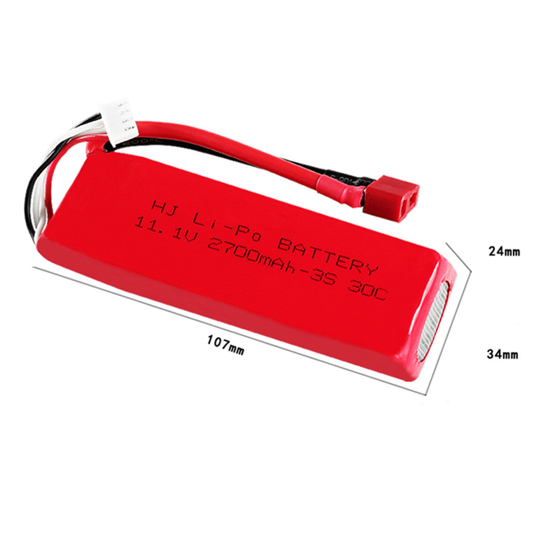 Batterie lithium-polymère 11,1 V 2700 mAh 803496 pour bateau RC sans balais FT012