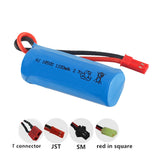 2 pieces 3.7V 1100mAh 18500 li-polymer battery for RC Drone