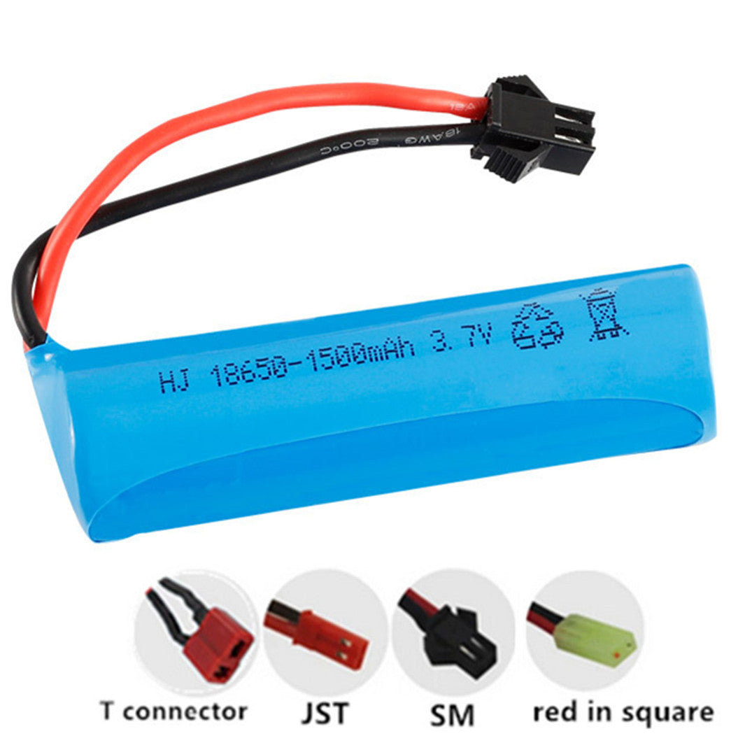 2 pieces 3.7V 1500mAh 18650 li-polymer battery for RC Airplanes