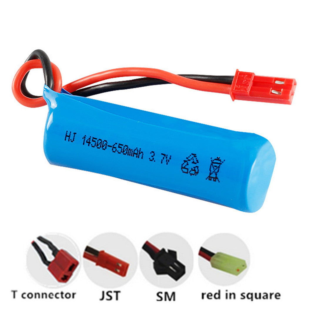 2 pieces 3.7V 650mAh 14500 li-polymer battery for TKKJ H116 RC Boats helicopter for RC ToyS Cars
