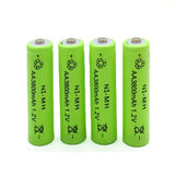2pcs 1.2V 3800mAh AA Battery Ni-Mh Neutral Rechargeable Battery for Camera Flashlight