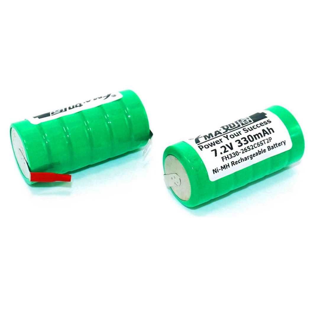 자동차 경보 전자 목소리용 배터리 Ni-Mh 7.2V 330mAh 버튼 충전식 배터리 (26*52mm)
