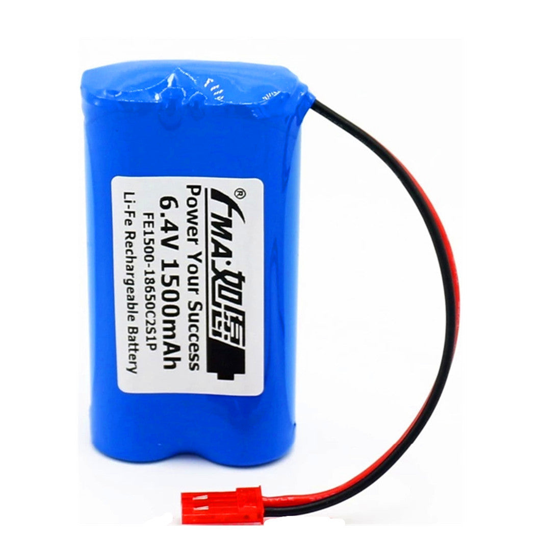 18650 6.4V 1500mAh DIY Battery for XG8 RC transmitter SYP connector 2S1PB