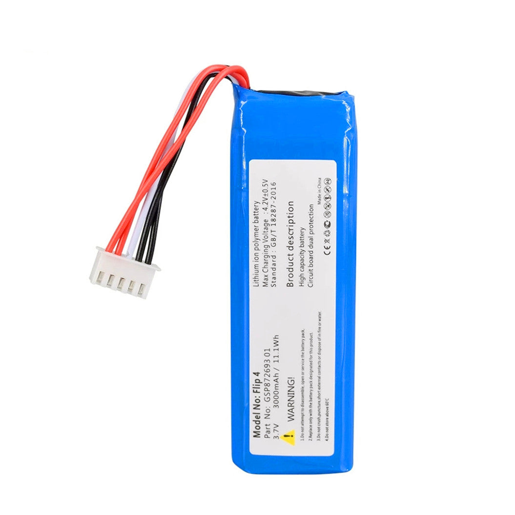 2 pieces 3.7 V 3000mAh battery GSP872693 01 for speakers Flip 4, flip 4 Special Edition