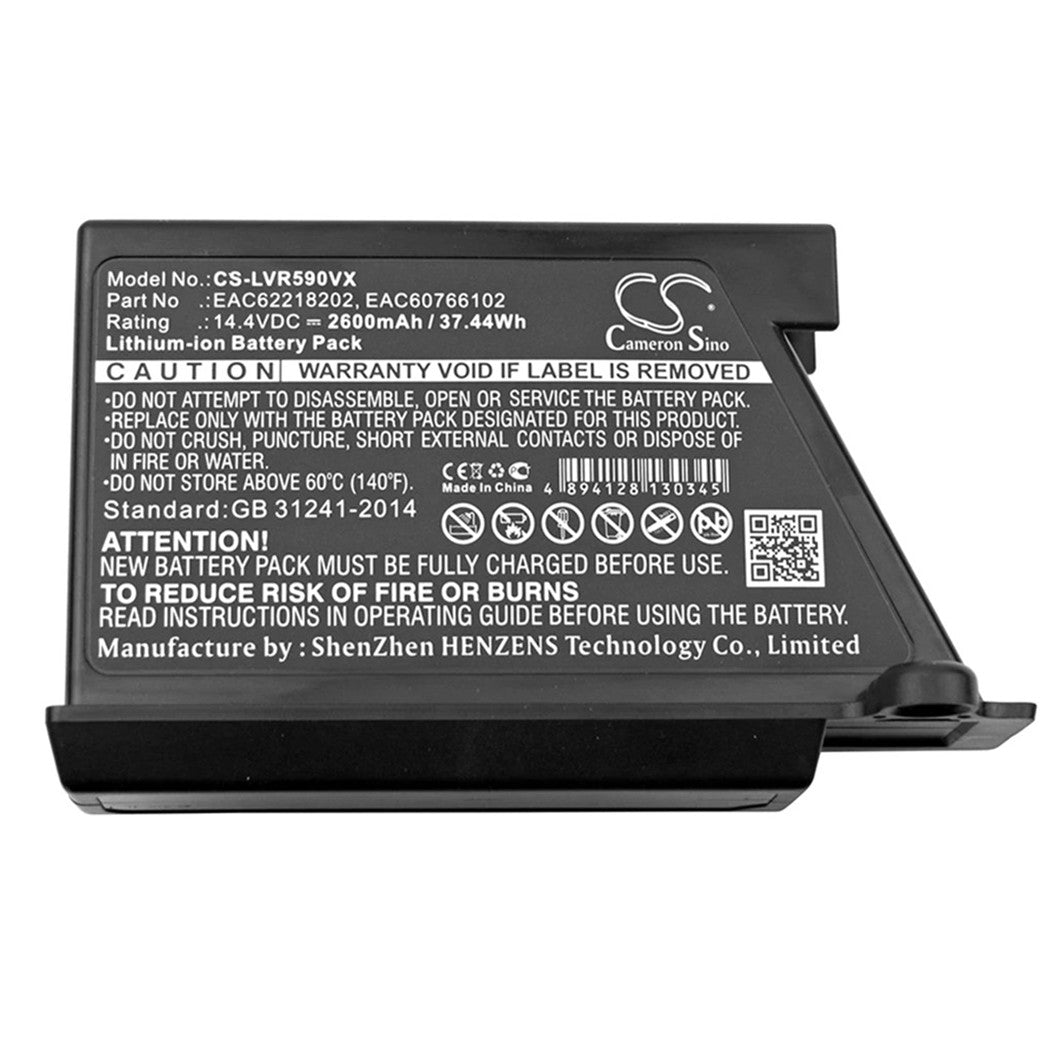Cameron Sino 2600mAh Battery for VR34406LV, VR34408LV, VR5902LVM, VR5940L, VR5942L, VR5943L