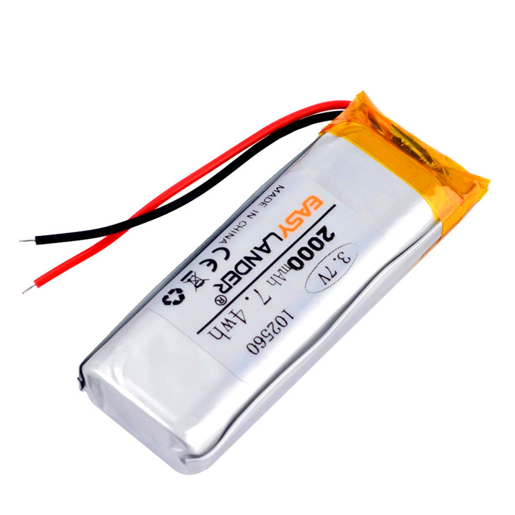 3.7 V 2000 mAh 102560 lithium polymer battery pack Lithium-ion lithium battery pack for e-book mobile power DIY tablet