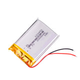 3.7V 2000mAh 103450 Lithium Polymer Lithium Battery Navigator DVR GPS Camera