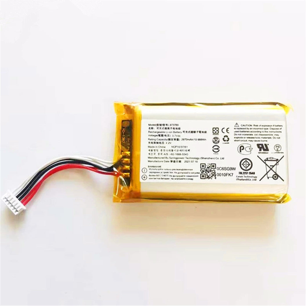 3.7V 2970mAh 973760 Replacement Accumulator Battery For DJI SPARK, MAVIC PRO, MAVIC AIR Remote Controller 6-wire Plug