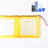 3.7V 9000mAh Replacement Battery For Onda V989 V975I V975W Tablet PC 5-Wire Plug 9.7inch Accumulator Batteries+tools