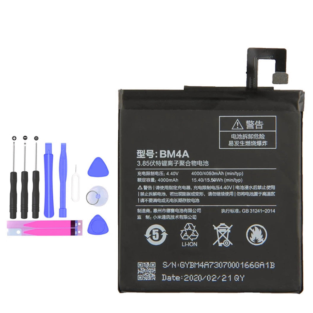 4050mAh Original Battery For Xiaomi Mi Redmi Pro Redrice pro BM4A BM 4A Cell Mobile Phone