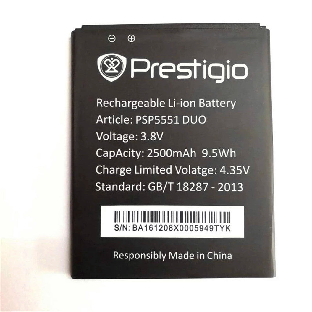 2500mAh Replacement Battery For Prestigio Grace S5 LTE PSP5551DUO Cell Phone Batteries