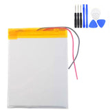 3.7V 3500mAh Replacement Battery For 7" Oysters T72HMi 3G / T72HM 3G T72 HMI T72 HM Tablet 2-wire+tools