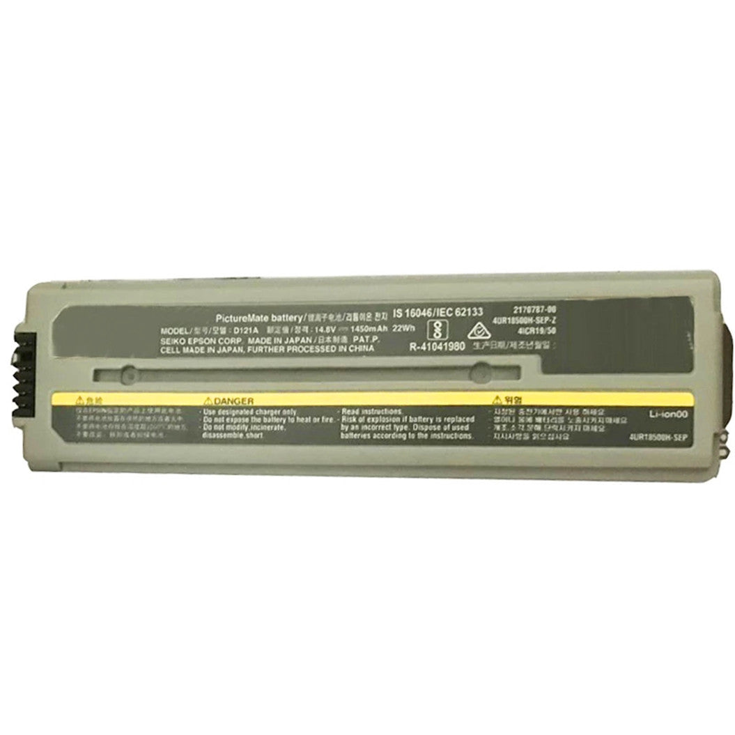1450mAh Li-ion C12C831082 D121A Battery For Epson PictureMate Charm PM 200 Printer Charm PM 225