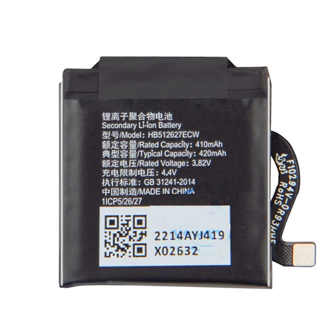 3.82v 410mAh HB512627ECW Battery For Huawei Watch2 Pro 2Pro4G EO-DLXXU Porsche Design +tools