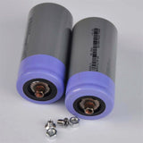 2 pcs 3.2 V rechargeable 5000mAh 32650 Li-Ion polymer LiFePO4 Battery
