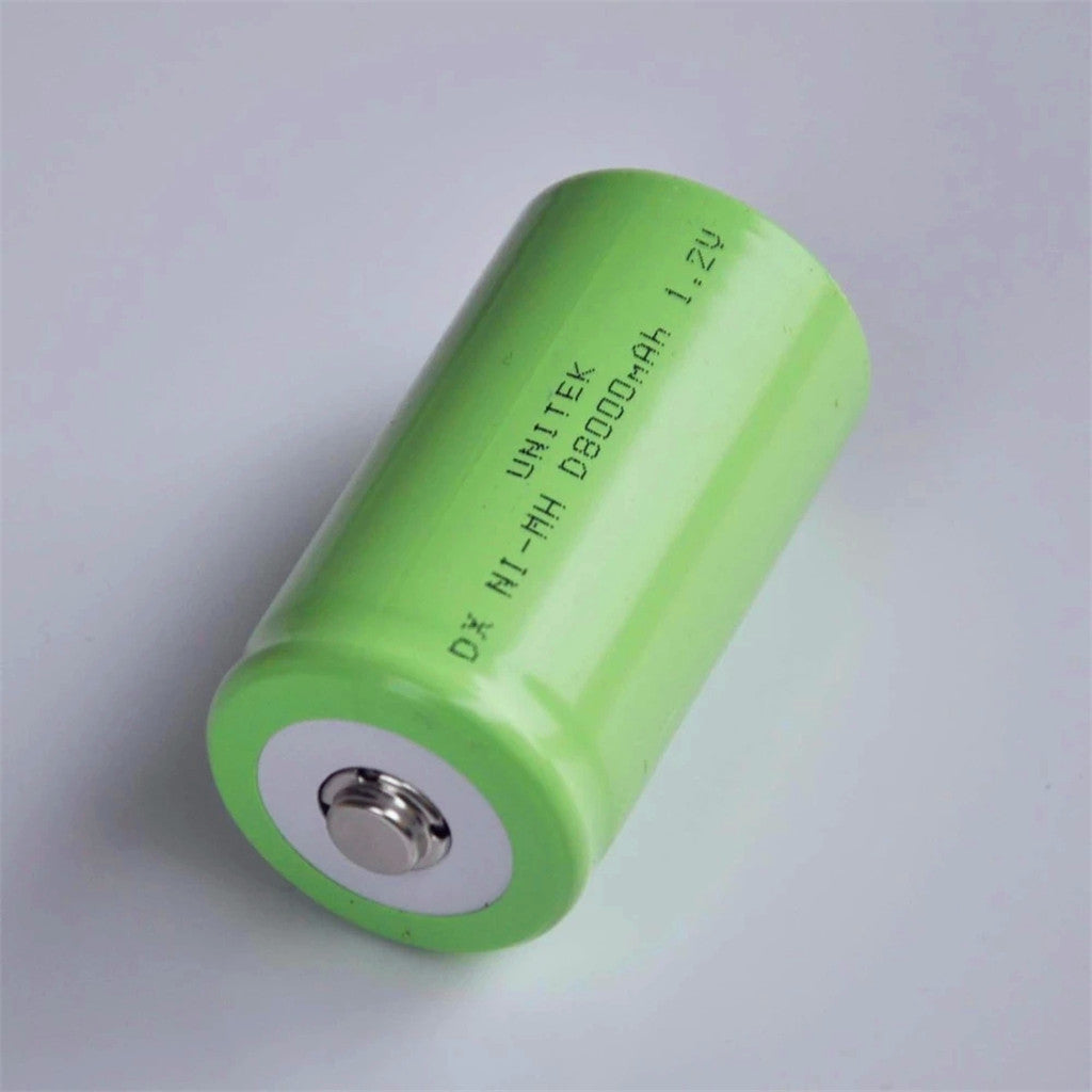 1.2V Ni-MH 8000mAh 배터리 (5개입) - LR20 R20 D 사이즈 가스레인지, 오븐 버너, LED 손전등, 시계용
