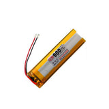 2x 3.7V 2.54 universal plug 900mAh 701658 polymer lithium battery