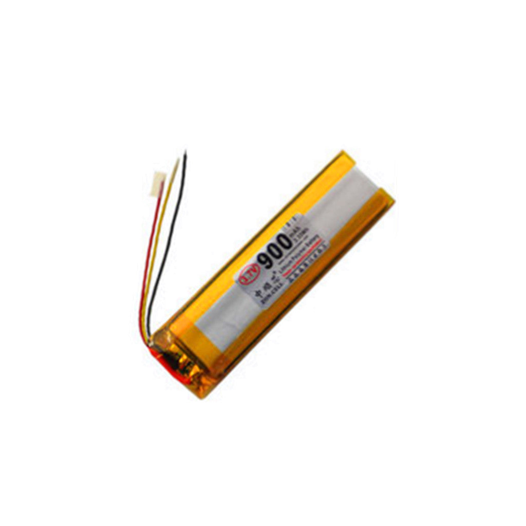2x3.7 V with NTC protection / three-wire 900mAh 701658 polymer lithium battery