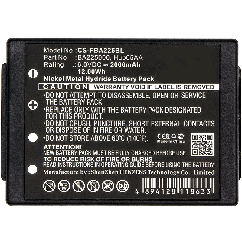 6.0V 2000mAh Kraan Afstandsbediening batterij voor Linus 6 Radiomatic Eco Spectrum 1 Spectrum 2 Spectrum A Spectrum B Technos Ni-MH