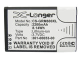 3.7V 2200mAh GPS, Navigator battery for Montana 600T Montana 600t Camo Montana 650 Montana 650T Montana 680 Montana 680T Monterra Li-ion