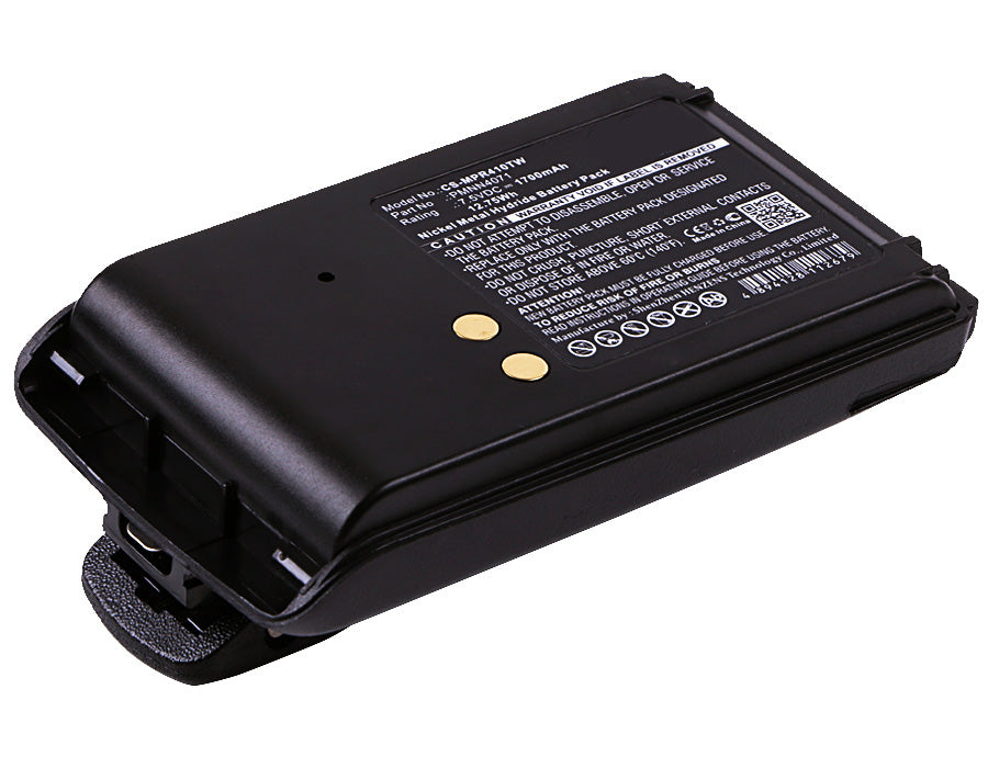 7.5V 1700mAh Two-Way Radio Battery for A6 A8 BPR40 Mag One BPR40 Ni-MH
