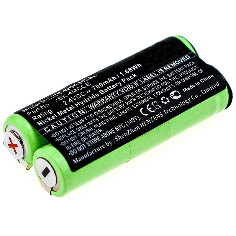 2.4V 700mAh shaver battery for 900 Sonic Toothbrush Sensonic Plus SR-3000 Sensonic Plus SR-3000E Ni-MH