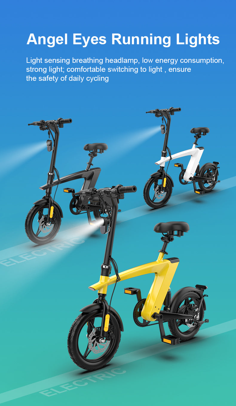 H1 intelligent micro electric bicycle 36V 10AH 250W