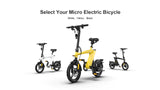 H1 intelligent micro electric bicycle 48V 7.5AH 400W Deluxe Edition